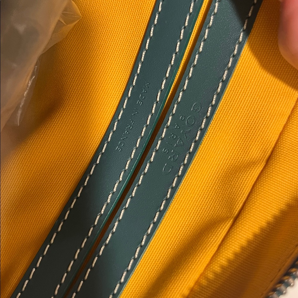NEW 💚 Goyard SAC CAP-VERT PM Unisex Green Crossbody - Authentic *FULL SET* - Picture 5 of 16